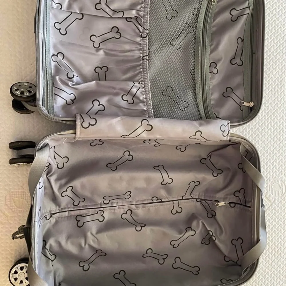 Black and Pink Dog Carrier for Travel